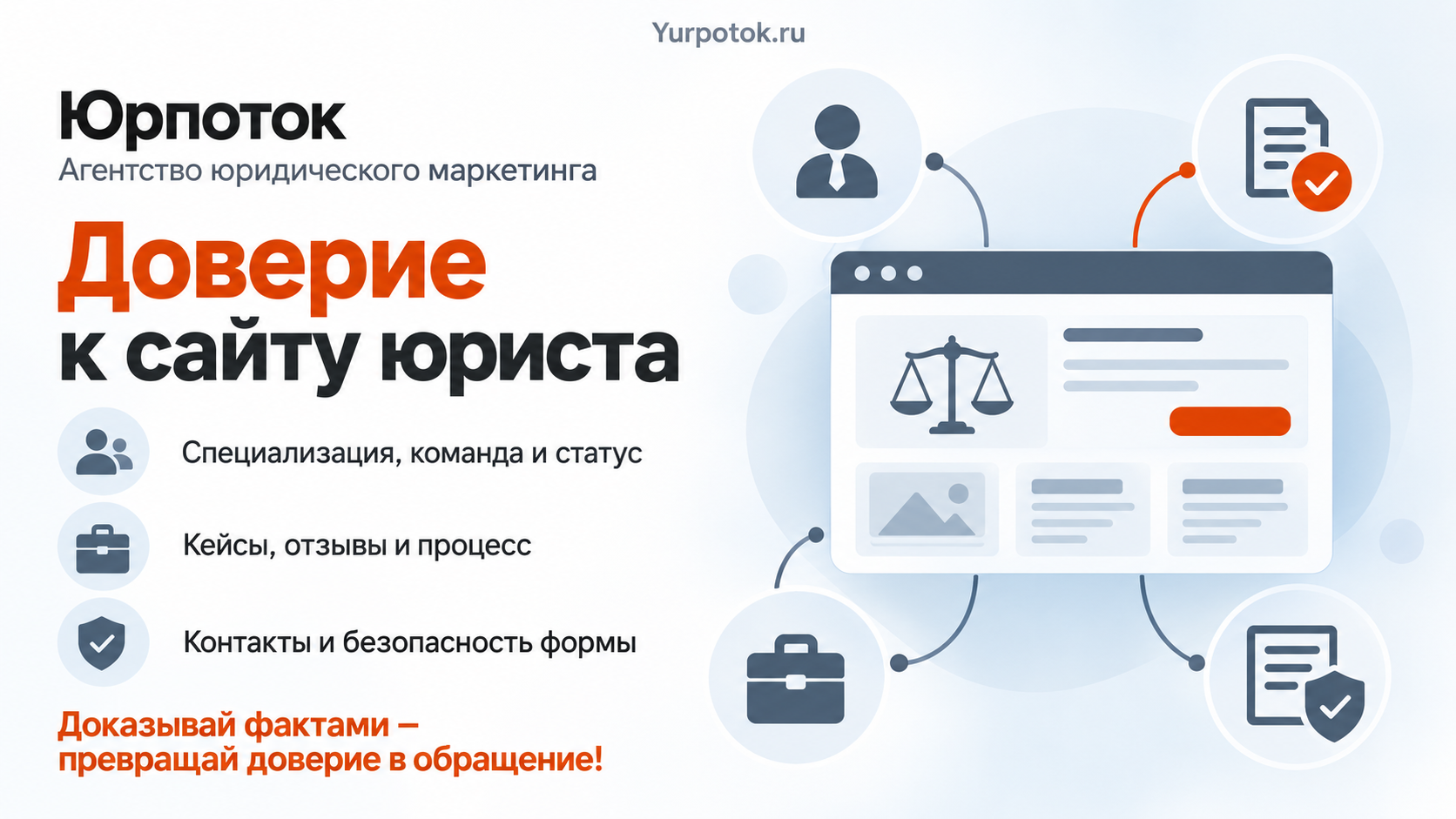 Макет сайта и четыре сигнала доверия